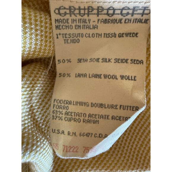 Vintage Valentino Miss V belted safari blouse top size 8 /42 - Picture 10 of 11